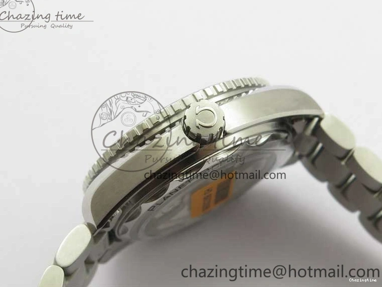 0217 Planet Ocean 39.5mm Black Ceramic Bezel SS VSF 1:1 Best Edition Black Dial on SS Bracelet A Stretchable 7890